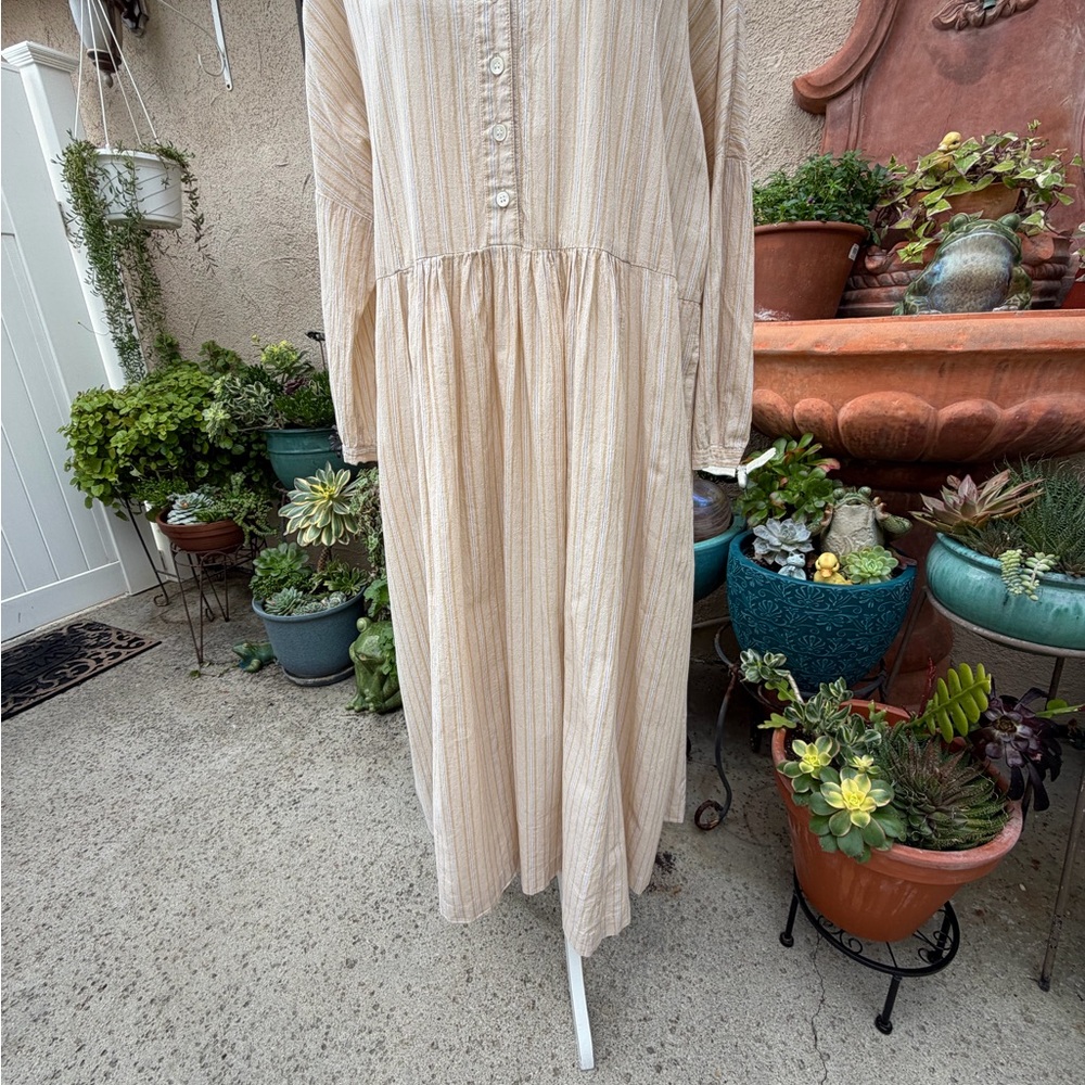 Metta Melbourne Lagenlook Faye Oversized MIDI Shirt Dress - Picture 14 of 16